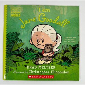 I Am Jane Goodall Illustrated Childrens Book Scholastic Edition Chimpanzee